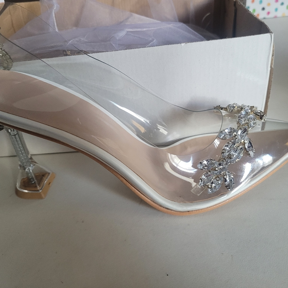 "Cinderella" Style Translucent Heels - image 2